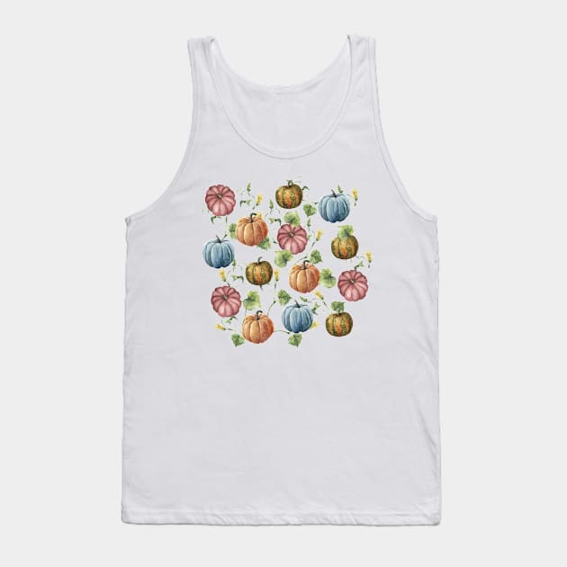 PUMPKINS WATERCOLOR Tank Top by MagicDreams